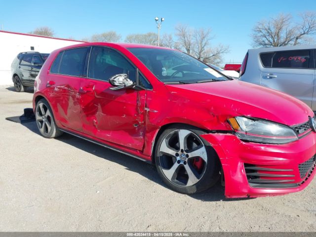 3VW5T7AUXGM069287 Volkswagen Golf Gti S 4-door