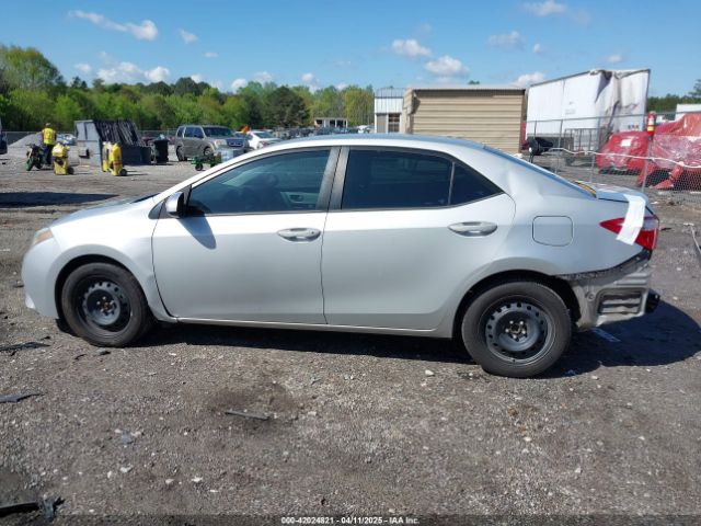 2T1BURHE1GC611656 Toyota COROLLA LE