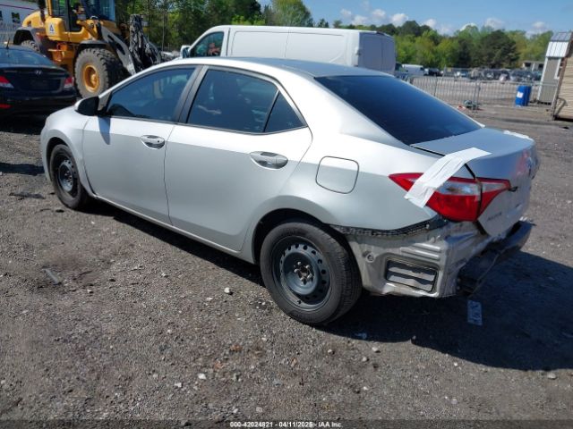2T1BURHE1GC611656 Toyota COROLLA LE