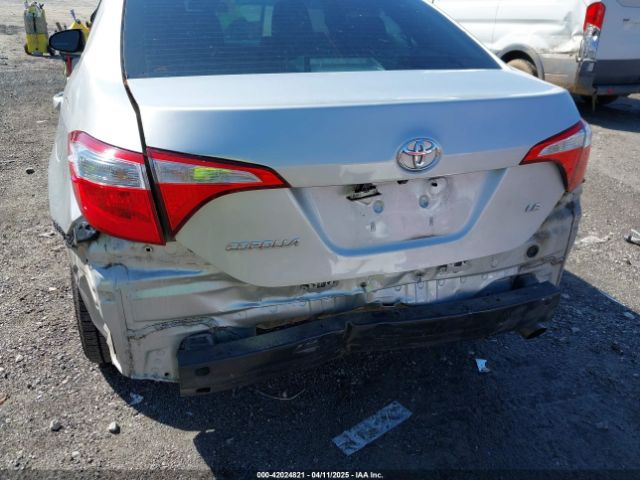 2T1BURHE1GC611656 Toyota COROLLA LE