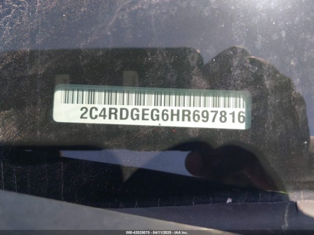 2C4RDGEG6HR697816 Dodge Grand Caravan Gt