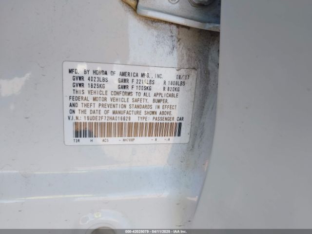 19UDE2F72HA016629 Acura Ilx Premium Package/technology Plus Package