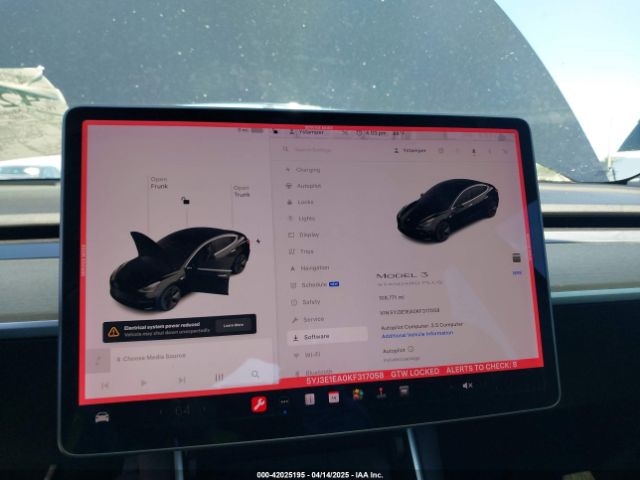 5YJ3E1EA0KF317058 Tesla Model 3 Long Range/mid Range/standard Range/standard Range Plus
