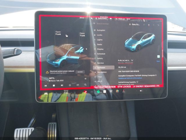 2022 TESLA MODEL Y 7SAYGDEF3NF451938 Photo 6