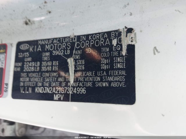 KNDJN2A21G7324996 KIA Soul