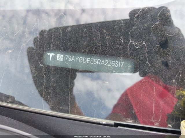 2024 TESLA MODEL Y 7SAYGDEE5RA226317 Photo 8