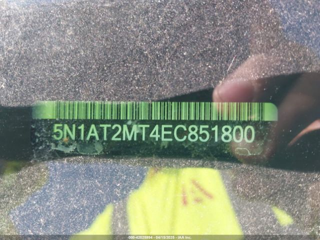 5N1AT2MT4EC851800 Nissan ROGUE SV