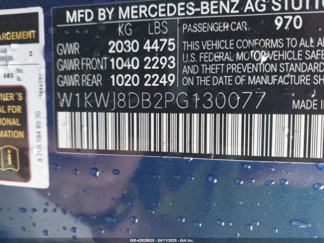 2023 MERCEDES-BENZ C 300 W1KWJ8DB2PG130077 Photo 8