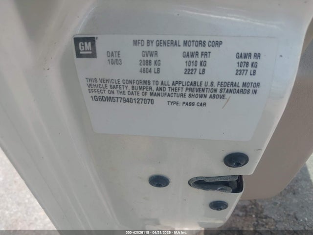 2004 CADILLAC CTS 1G6DM577940127070 Photo 8