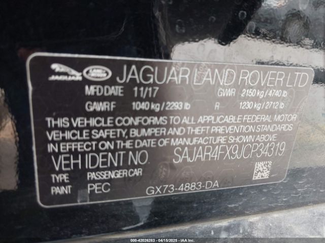 SAJAR4FX9JCP34319 Jaguar Xe 25t