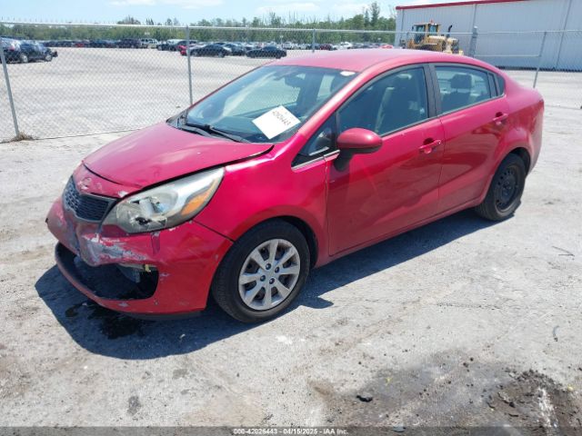 KNADM4A35F6434147 KIA RIO LX