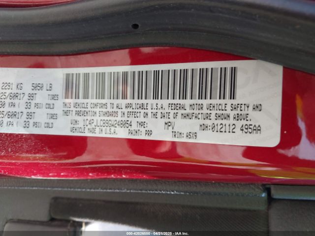 1C4PJLCB9GW248054 Jeep Cherokee Latitude