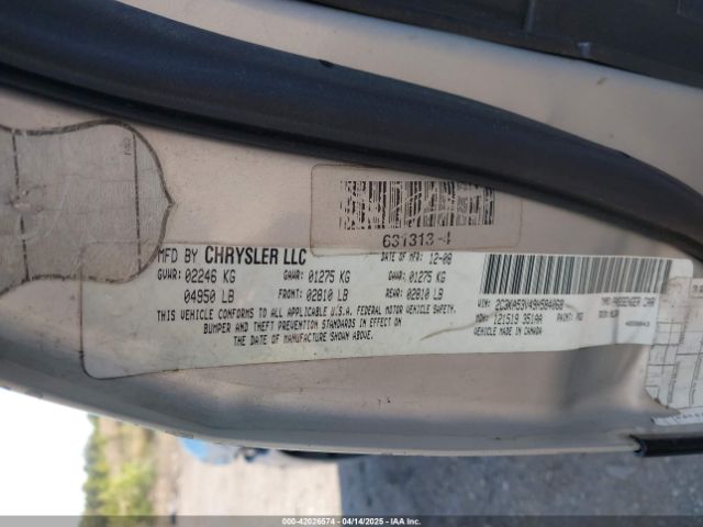 2009 CHRYSLER 300 2C3KA53V49H584068 Photo 8