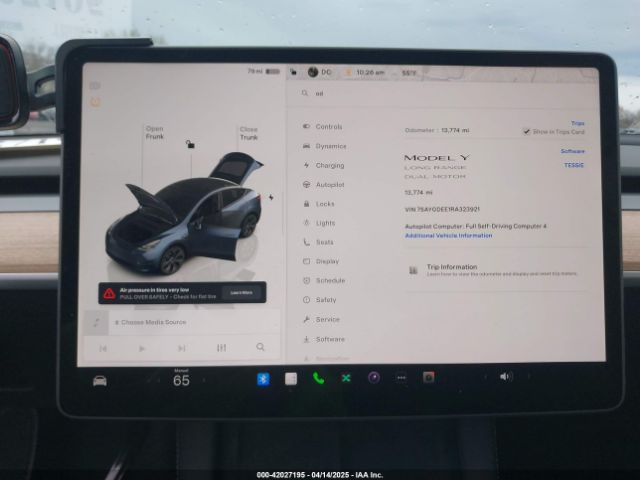 7SAYGDEE1RA323921 Tesla Model Y Long Range Dual Motor All-wheel Drive