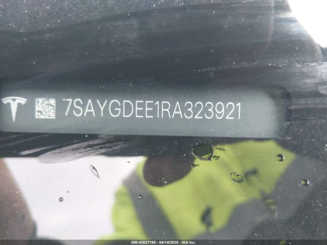 7SAYGDEE1RA323921 Tesla Model Y Long Range Dual Motor All-wheel Drive