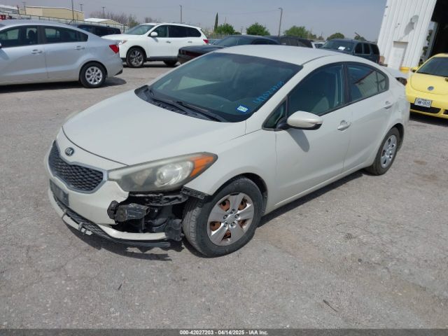 KNAFK4A67F5296724 KIA FORTE LX