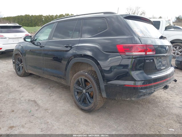 1V2SR2CA6NC563587 Volkswagen Atlas 3.6l V6 Sel R-line Black