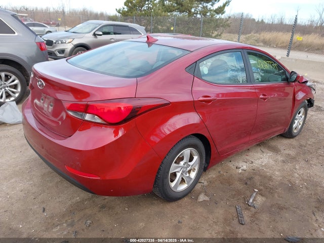5NPDH4AE2EH535207 Hyundai ELANTRA SE