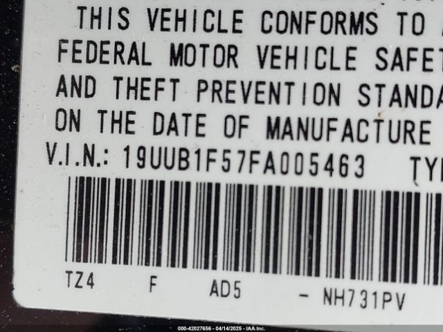 2015 ACURA TLX 19UUB1F57FA005463 Photo 8