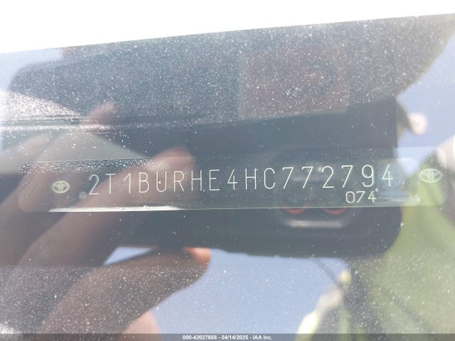 Toyota COROLLA SE 2017 2T1BURHE4HC772794 Image 9