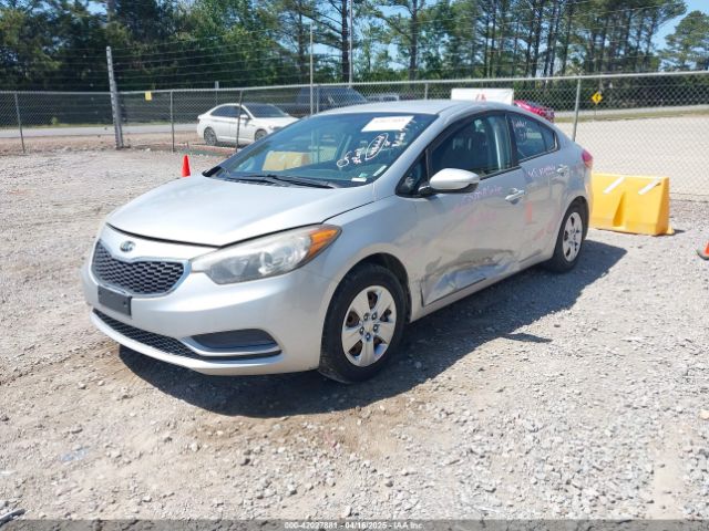KNAFK4A61G5559064 KIA FORTE LX