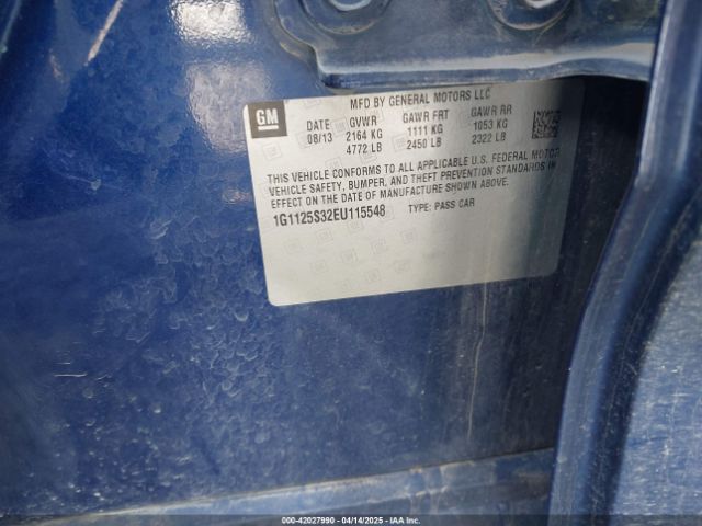 1G1125S32EU115548 Chevrolet lfx