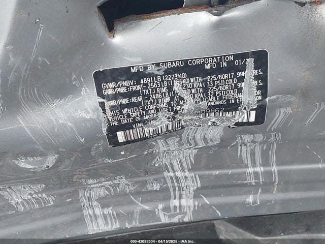 JF2SKAJC2LH509662 Subaru Forester Premium