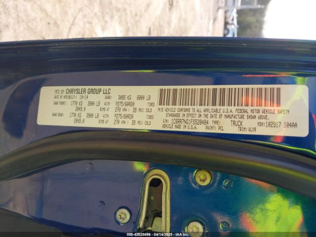 1C6RR7NG1FS528484 RAM 1500 Laramie