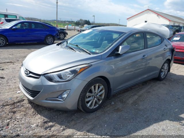 KMHDH4AEXFU267347 Hyundai ELANTRA SE