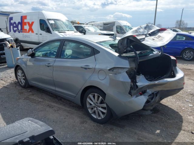 KMHDH4AEXFU267347 Hyundai ELANTRA SE