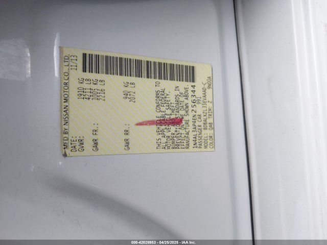 1N4AL3AP4EN256344 Nissan Altima 2.5 Sl