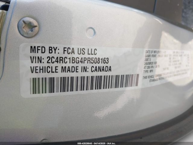 2C4RC1BG4PR508163 Chrysler Pacifica Touring L