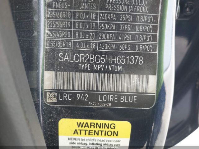SALCR2BG5HH651378 Land Rover Discovery Sport Hse