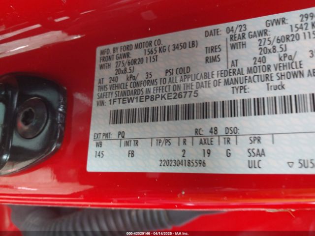 2023 FORD F-150 1FTEW1EP8PKE26775 Photo 8