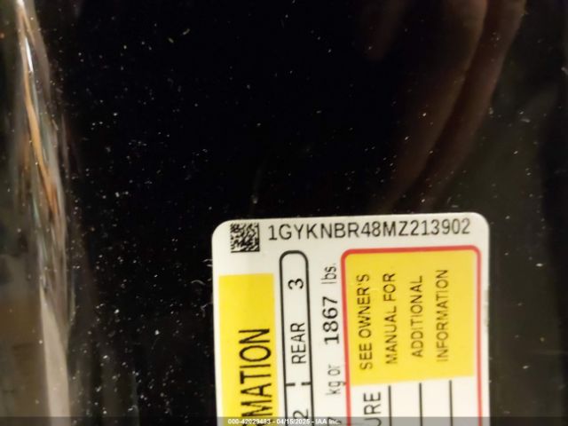 1GYKNBR48MZ213902 Cadillac Xt5 Awd Luxury