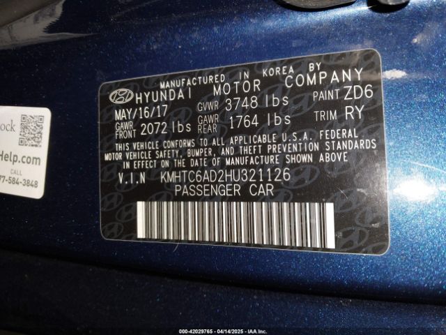 KMHTC6AD2HU321126 Hyundai Veloster Value Edition