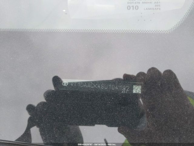 4T1DAACK4SU104192 Toyota CAMRY XSE