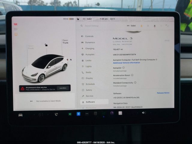 2021 TESLA MODEL 3 5YJ3E1EB5MF872874 Photo 6