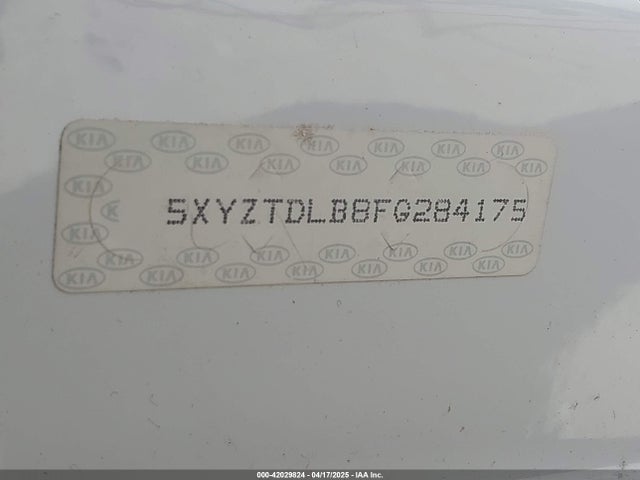 5XYZTDLB8FG284175 Hyundai Santa Fe Sport 2.4l