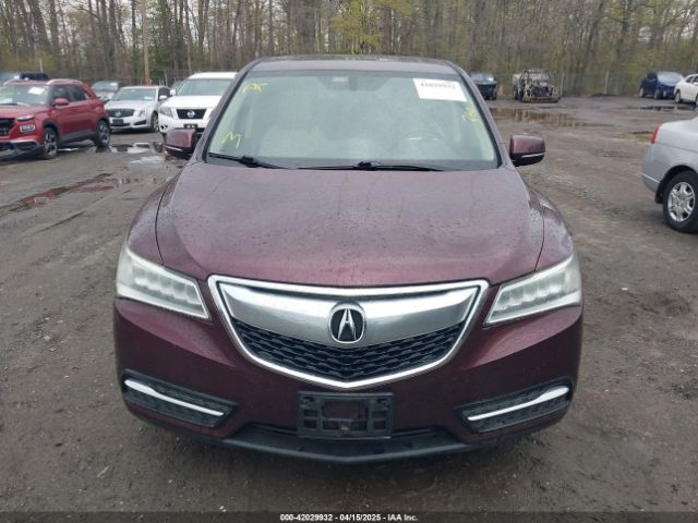 5FRYD4H2XGB037376 Acura Mdx Acurawatch Plus Package