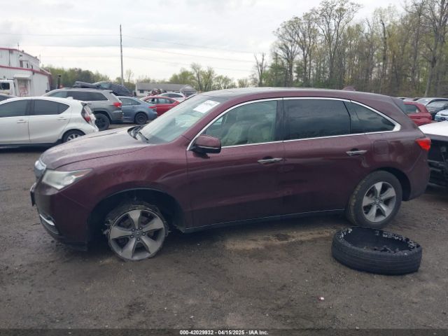 5FRYD4H2XGB037376 Acura Mdx Acurawatch Plus Package