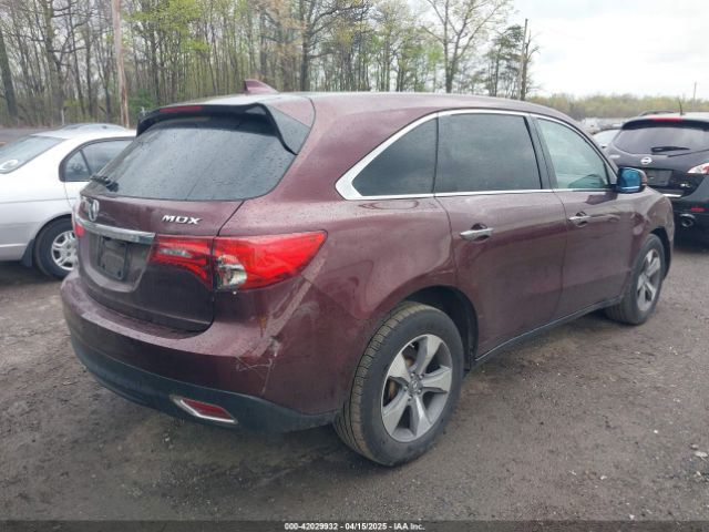 5FRYD4H2XGB037376 Acura Mdx Acurawatch Plus Package