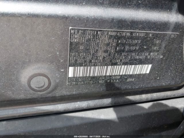 4T3E6RFV9NU097245 Toyota Rav4 Hybrid Xse