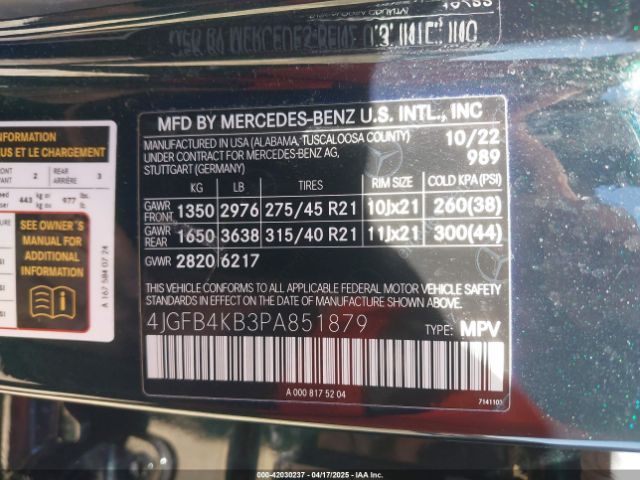 2023 MERCEDES-BENZ GLE 350 4JGFB4KB3PA851879 Photo 8
