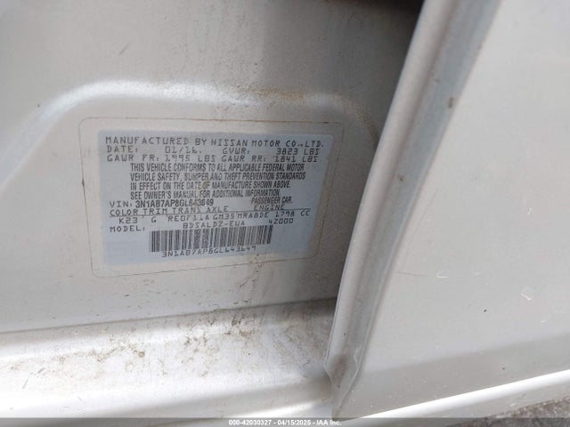 3N1AB7AP8GL643649 Nissan Sentra Fe+ S/s/sl/sr/sv
