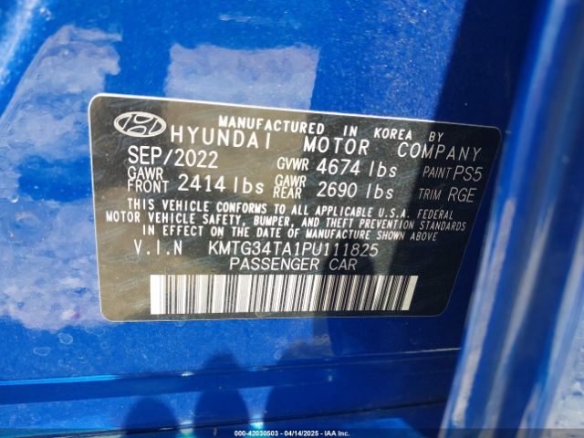 KMTG34TA1PU111825 Genesis G70 2.0t Rwd