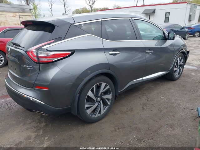 5N1AZ2MH9FN254755 Nissan Murano Platinum