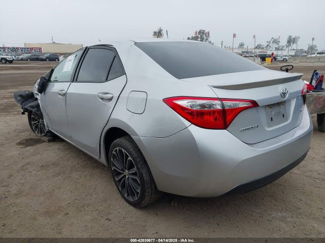 5YFBURHE5FP178518 Toyota Corolla S Plus