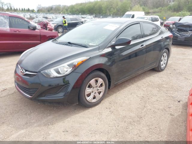 KMHDH4AE4GU599673 Hyundai ELANTRA SE