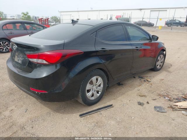KMHDH4AE4GU599673 Hyundai ELANTRA SE